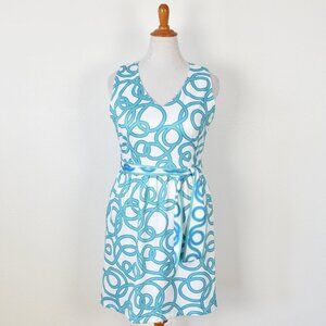 Gretchen Scott Date Night Sleeveless Belted Dress - L